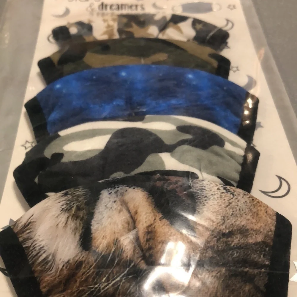 Stars and dreamers New! 5 pack face masks